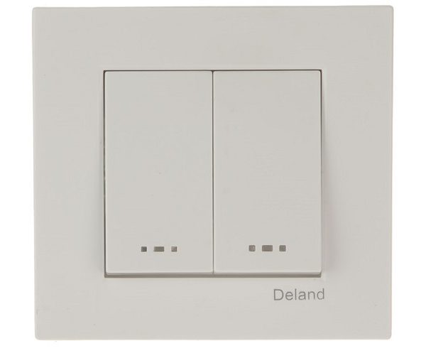 کلید دو پل آسا دلند پلاس(مکانیزم+قاب)